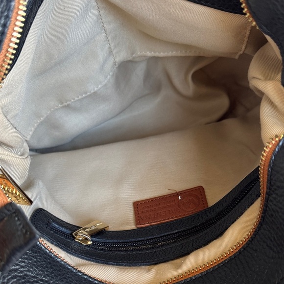 Valentina Black and Tan Crossbody Bag - Picture 5 of 16